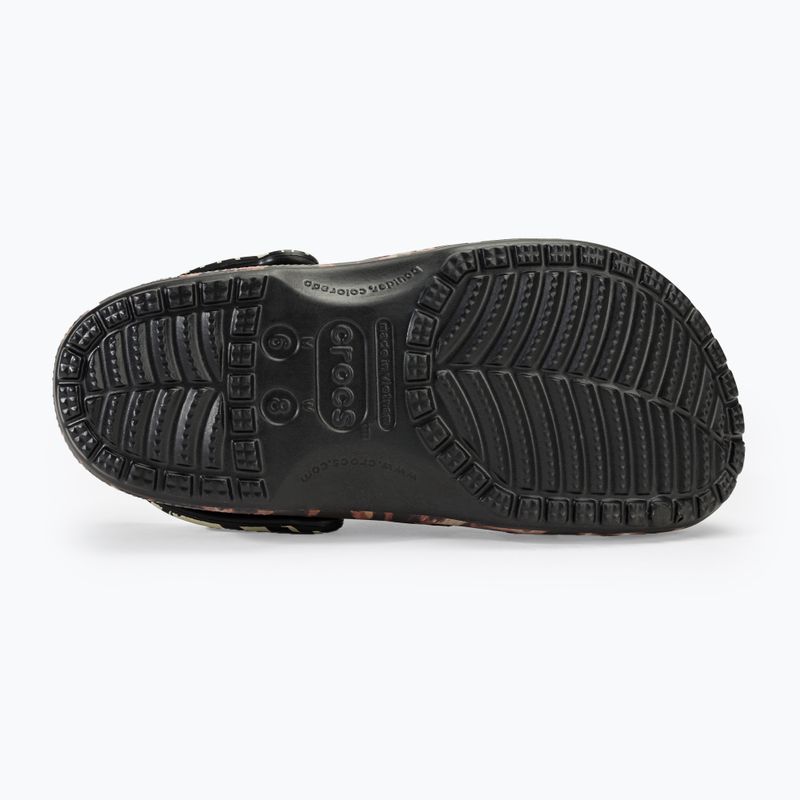 Crocs Classic Animal Remix nero/multi infradito animalier 5