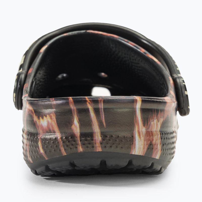 Crocs Classic Animal Remix nero/multi infradito animalier 7