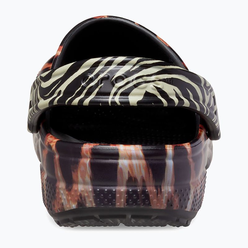 Crocs Classic Animal Remix nero/multi infradito animalier 11