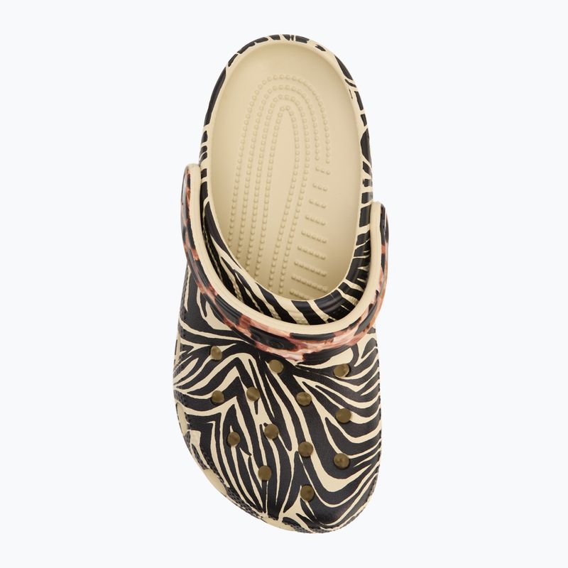 Infradito Crocs Classic Animal Remix osso/multi animale 6