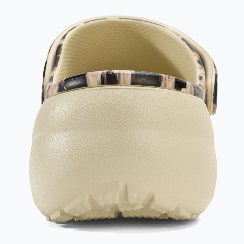 Infradito Crocs Classic Platform Animal Remix donna osso/leopardo 7