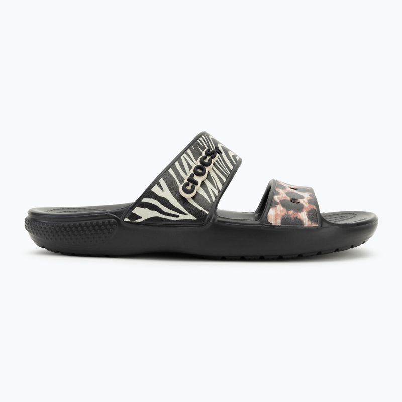 Infradito Crocs Classic Animal Remix Slide nero/multi 2