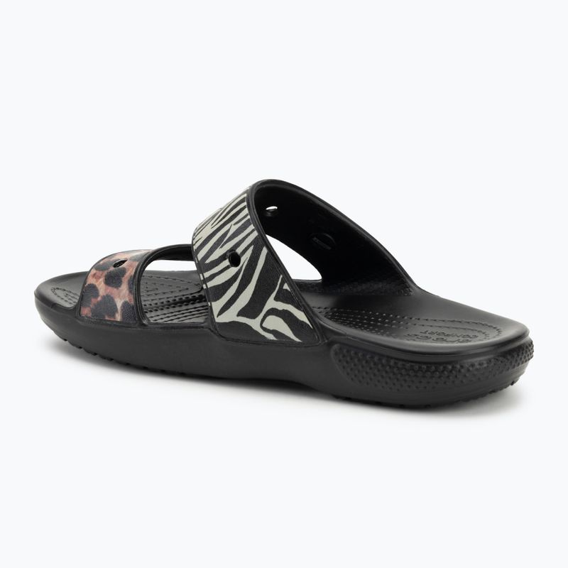 Infradito Crocs Classic Animal Remix Slide nero/multi 3