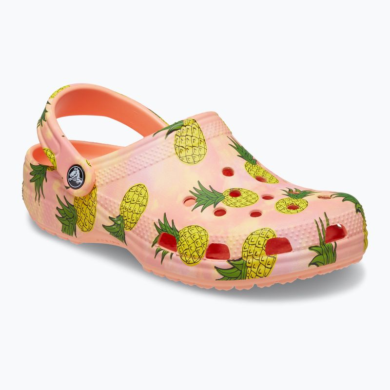 Crocs Classic Retro Resort Clog papaya/multi infradito 11