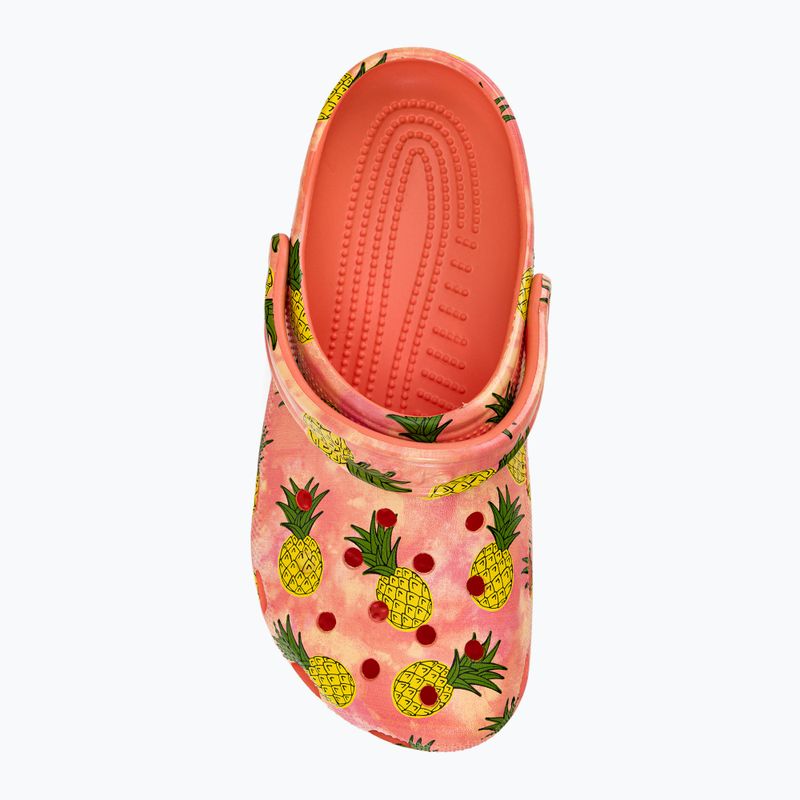 Crocs Classic Retro Resort Clog papaya/multi infradito 7