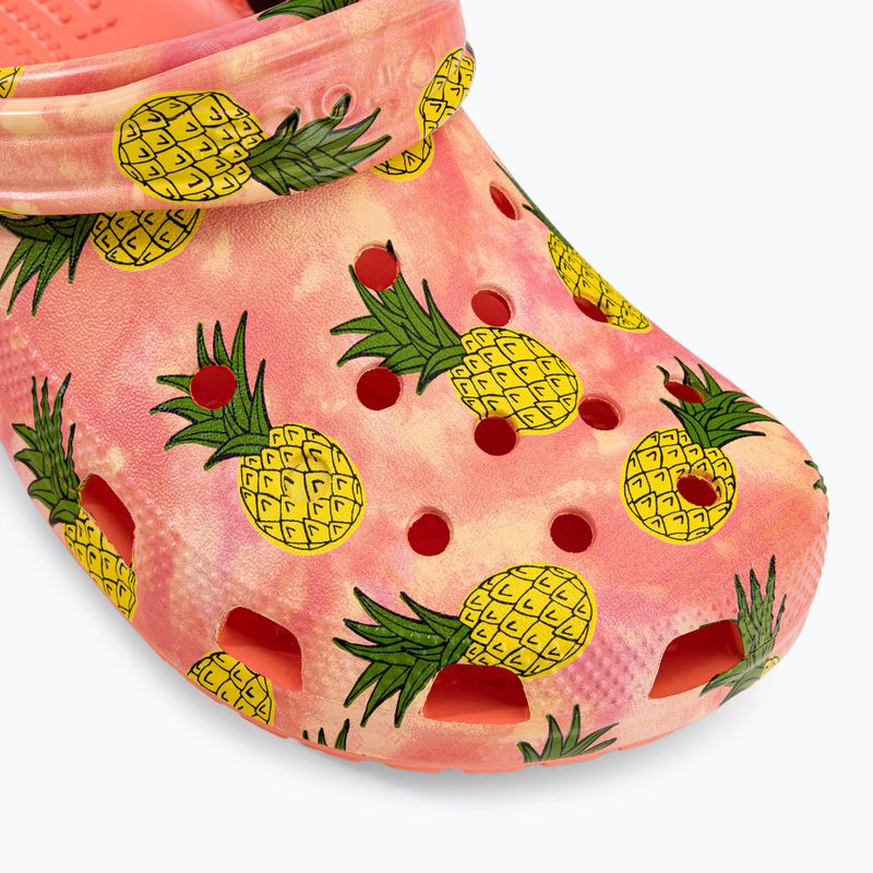 Crocs Classic Retro Resort Clog papaya/multi infradito 8