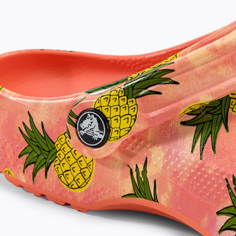 Crocs Classic Retro Resort Clog papaya/multi infradito 9