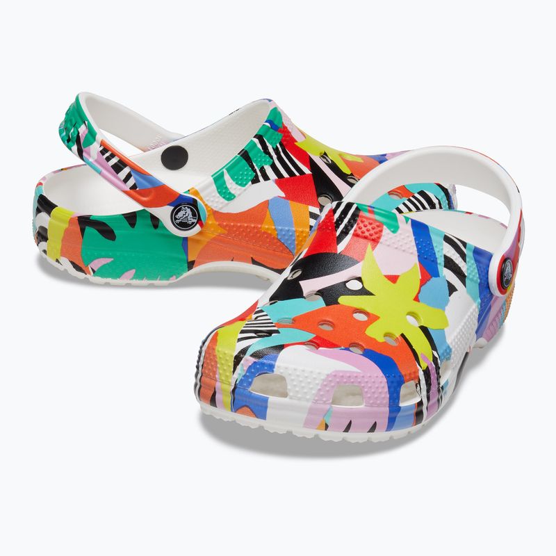 Crocs Classic Retro Resort Clog bianco/multi infradito 16