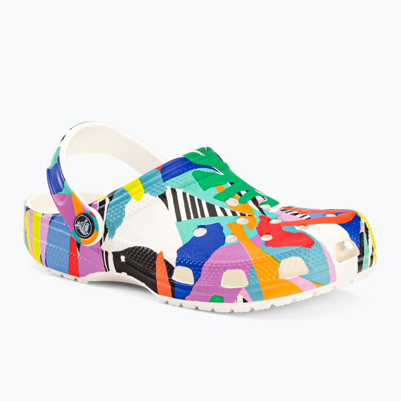 Crocs Classic Retro Resort Clog bianco/multi infradito 2