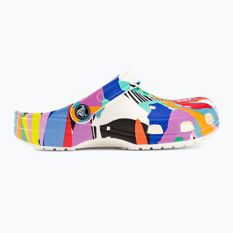 Crocs Classic Retro Resort Clog bianco/multi infradito 3