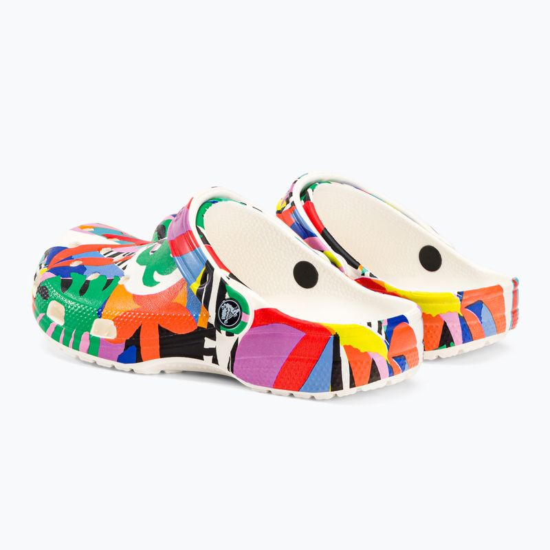 Crocs Classic Retro Resort Clog bianco/multi infradito 4