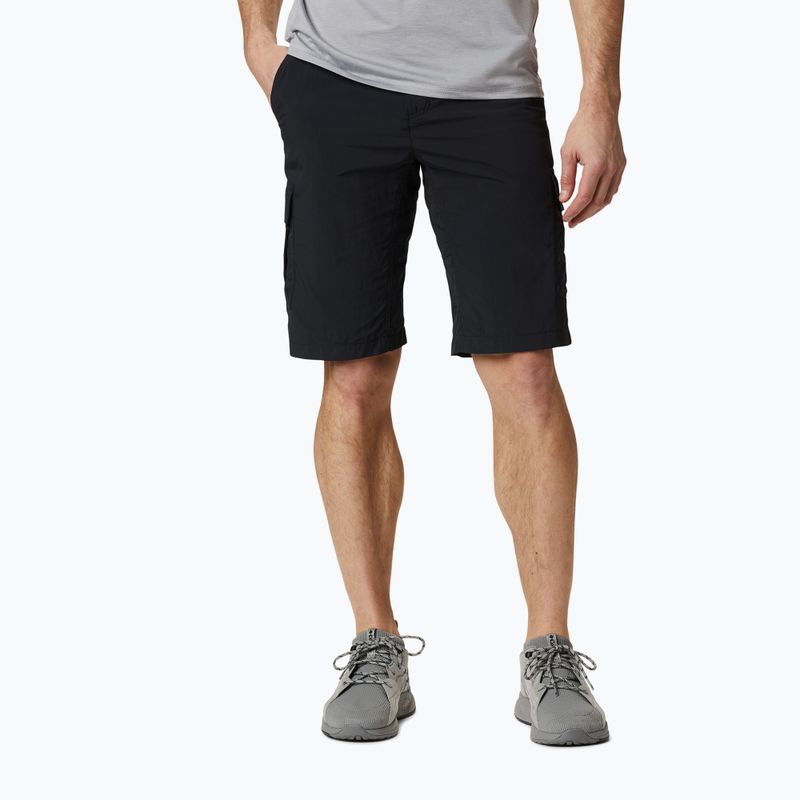 Pantaloncini da trekking Columbia Silver Ridge II Cargo nero uomo