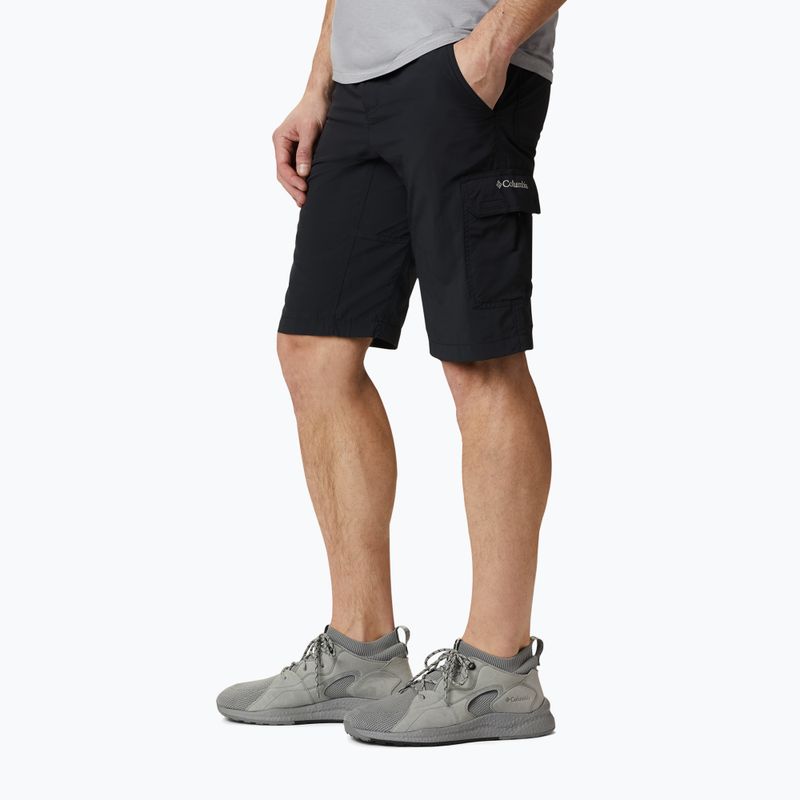 Pantaloncini da trekking Columbia Silver Ridge II Cargo nero uomo 3