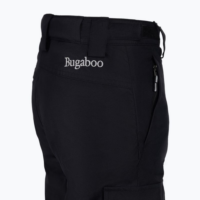 Pantaloni da sci Columbia Bugaboo II per bambini, nero 6