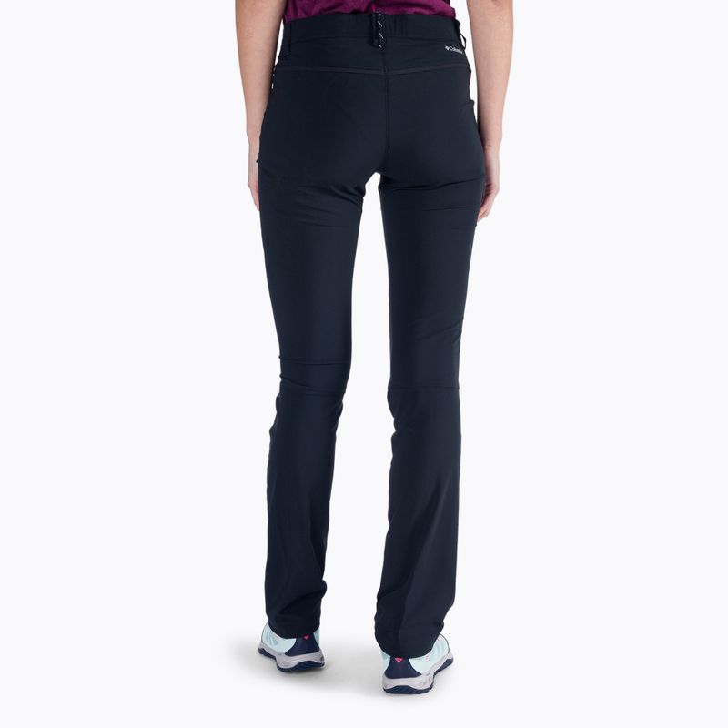 Pantaloni softshell Columbia Peak to Point donna nero 3