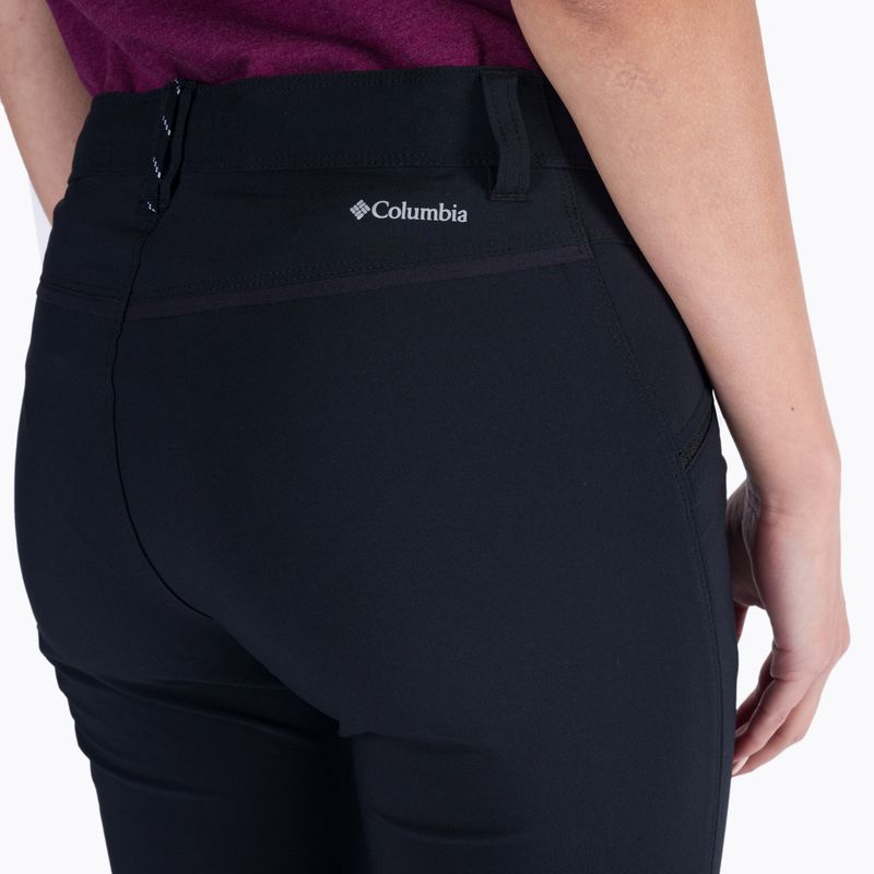 Pantaloni softshell Columbia Peak to Point donna nero 4