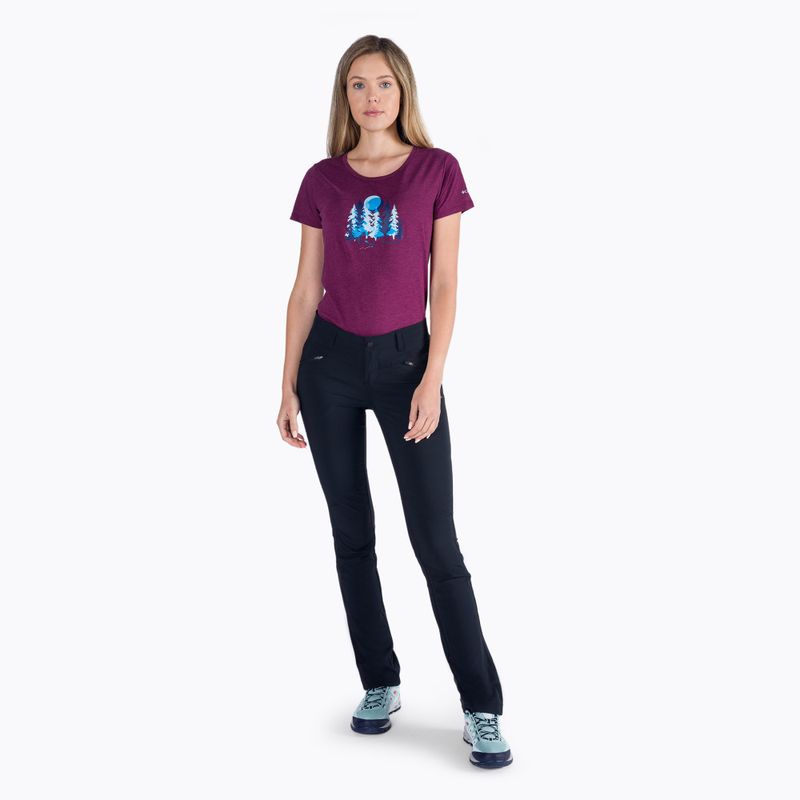 Pantaloni softshell Columbia Peak to Point donna nero 6