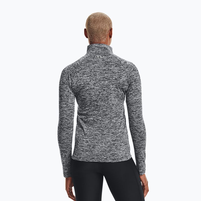 Felpa Under Armour Tech 1/2 Zip donna - Twist nero/nero/argento metallico 2