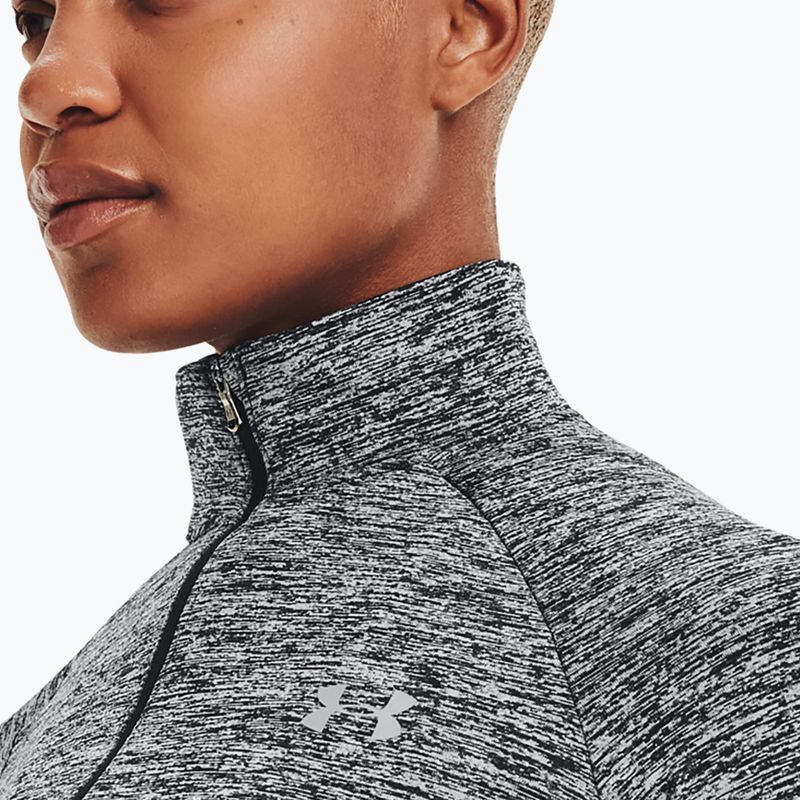 Felpa Under Armour Tech 1/2 Zip donna - Twist nero/nero/argento metallico 3