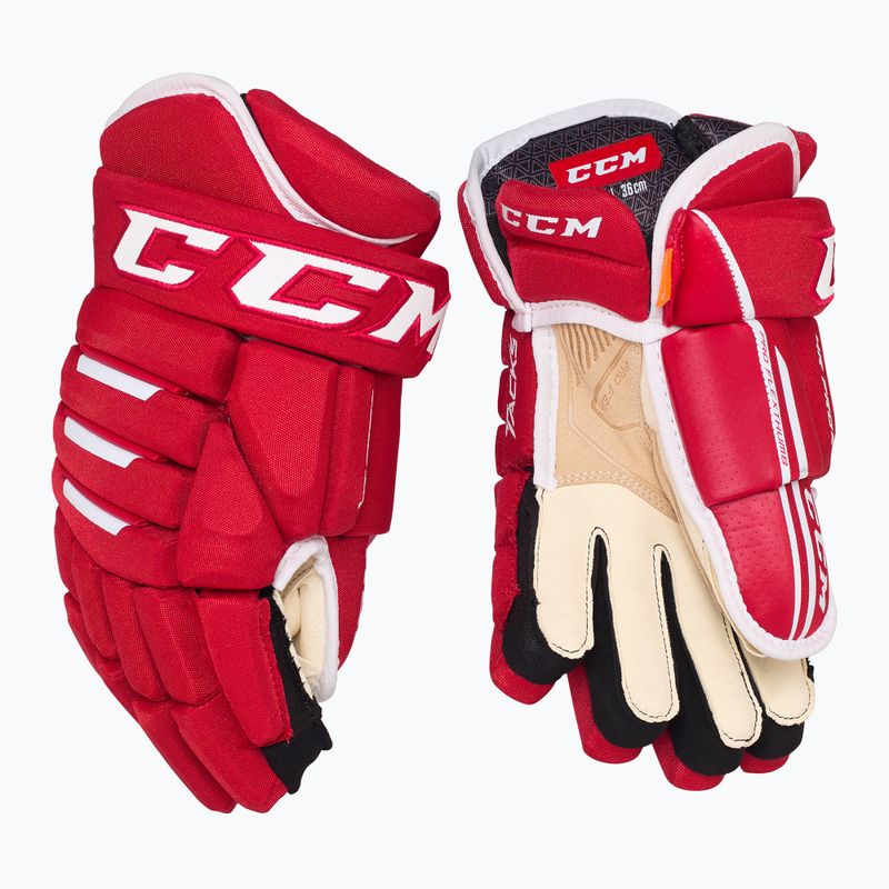 Guanti da hockey CCM Tacks 4R Pro2 SR rosso 2