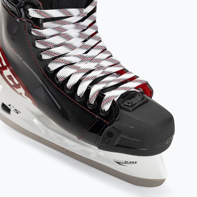 Pattini da hockey CCM da uomo JetSpeed FT475 SR nero 5