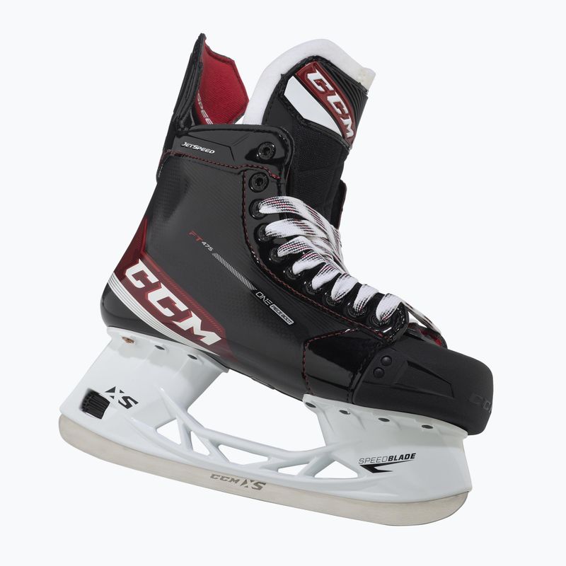 Pattini da hockey CCM da uomo JetSpeed FT475 SR nero 2