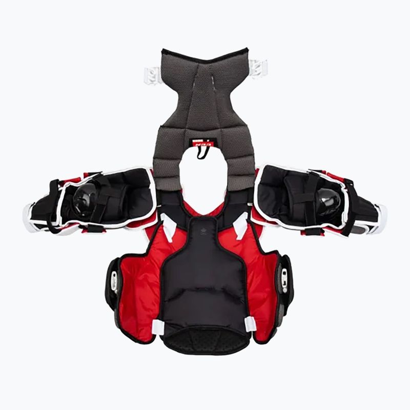 Gilet da portiere di hockey per bambini CCM Extreme Flex 5.5 JR nero 5