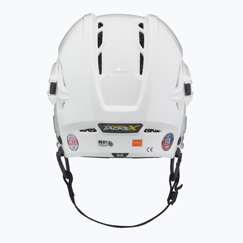 Casco da hockey CCM Super Tacks X bianco 4