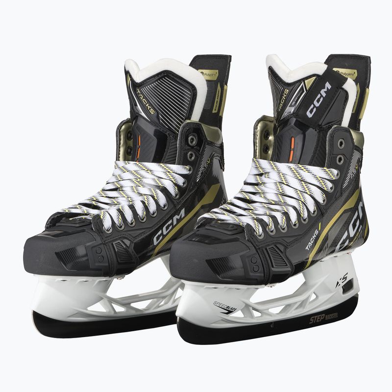 Pattini da hockey da uomo CCM Tacks AS-V Pro SR Regular nero 4