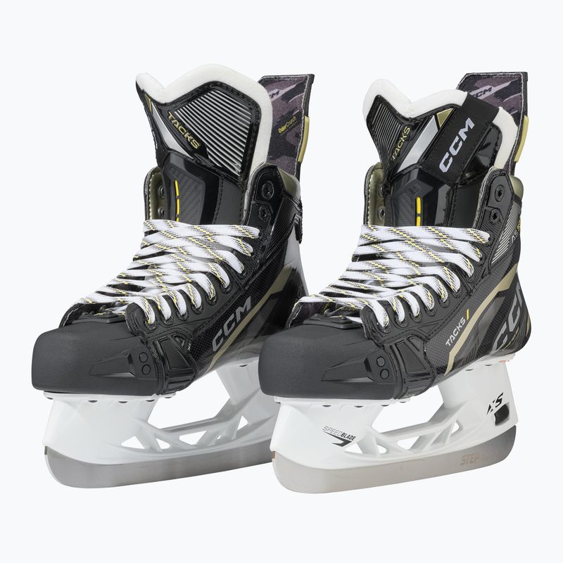 Pattini da hockey CCM Tacks da uomo AS-590 SR nero 4