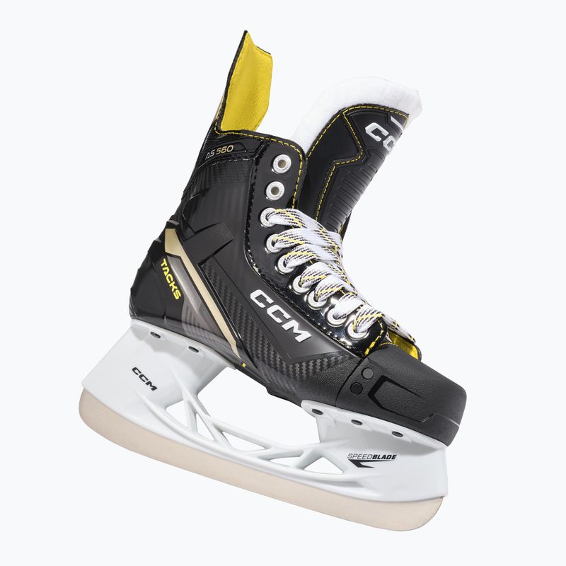 Pattini da hockey per bambini CCM Tacks AS-560 JR nero 2
