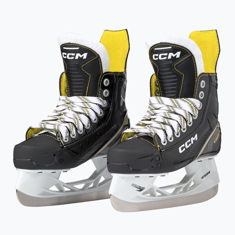 Pattini da hockey per bambini CCM Tacks AS-560 JR nero 4