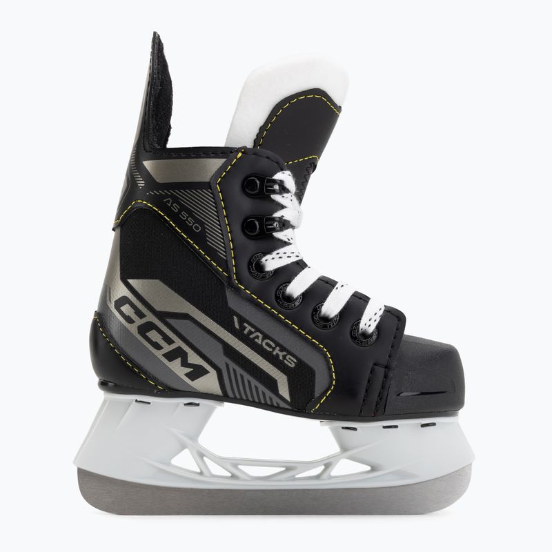 Pattini da hockey per bambini CCM Tacks AS-550 YTH nero 2