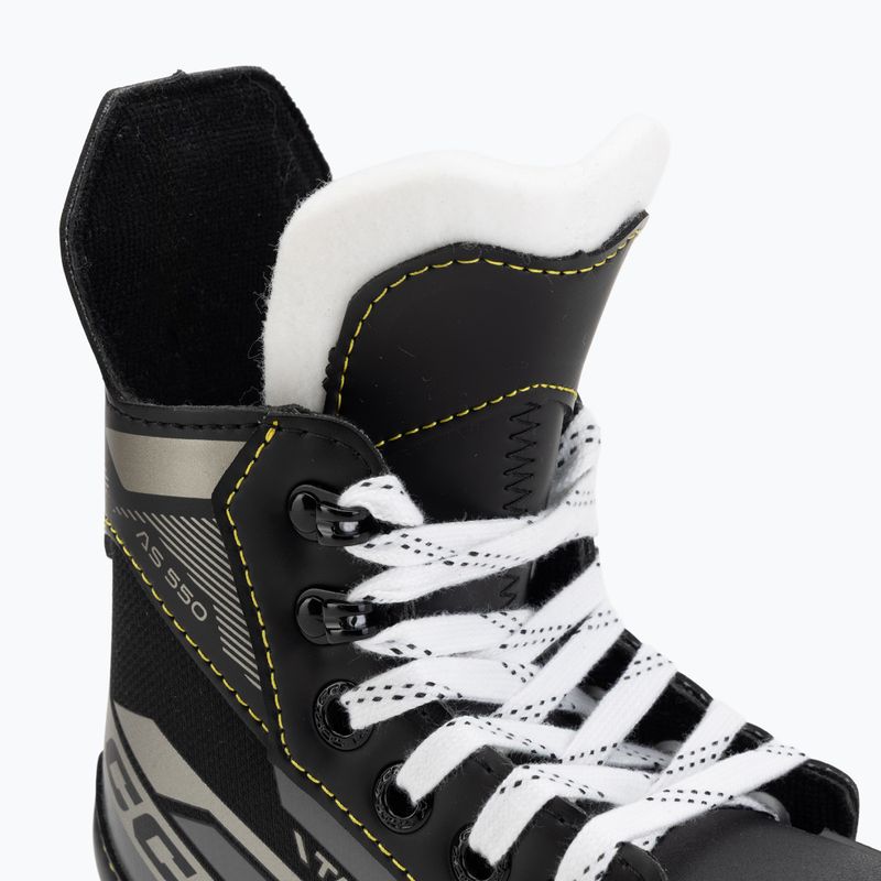 Pattini da hockey per bambini CCM Tacks AS-550 YTH nero 5