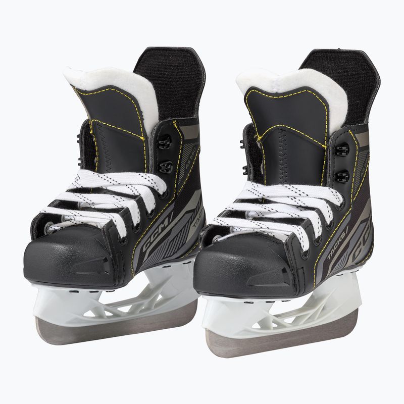 Pattini da hockey per bambini CCM Tacks AS-550 YTH nero 4