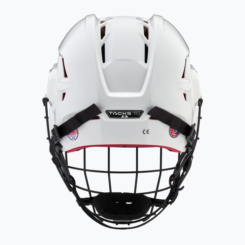 Casco da hockey CCM Tacks 70 Combo bianco 4