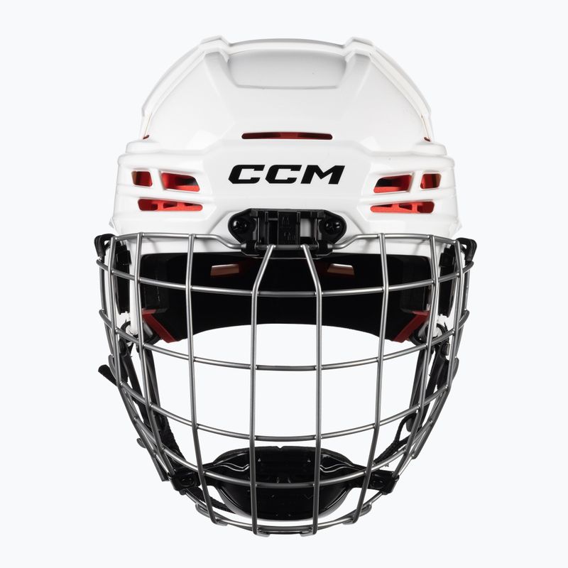 Casco da hockey per bambini CCM Tacks 70 Combo bianco 2