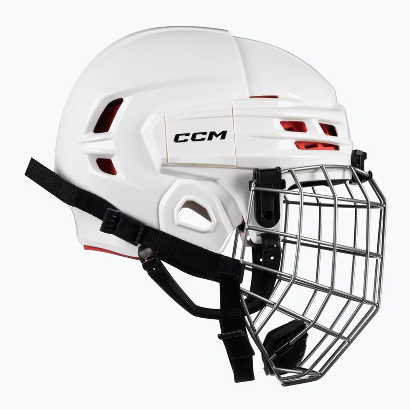 Casco da hockey per bambini CCM Tacks 70 Combo bianco 4