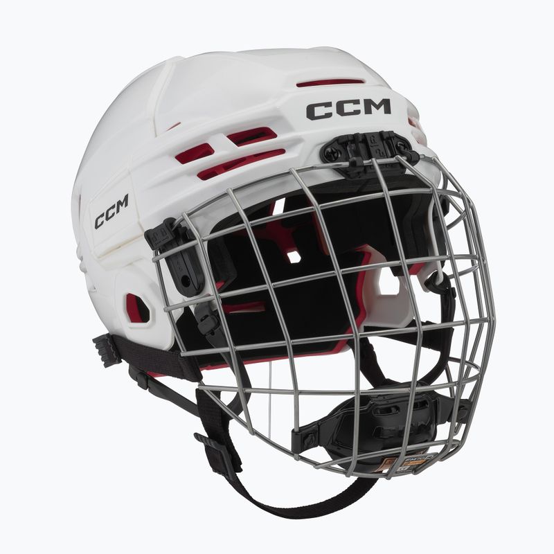 Casco da hockey per bambini CCM Tacks 70 Combo bianco 9