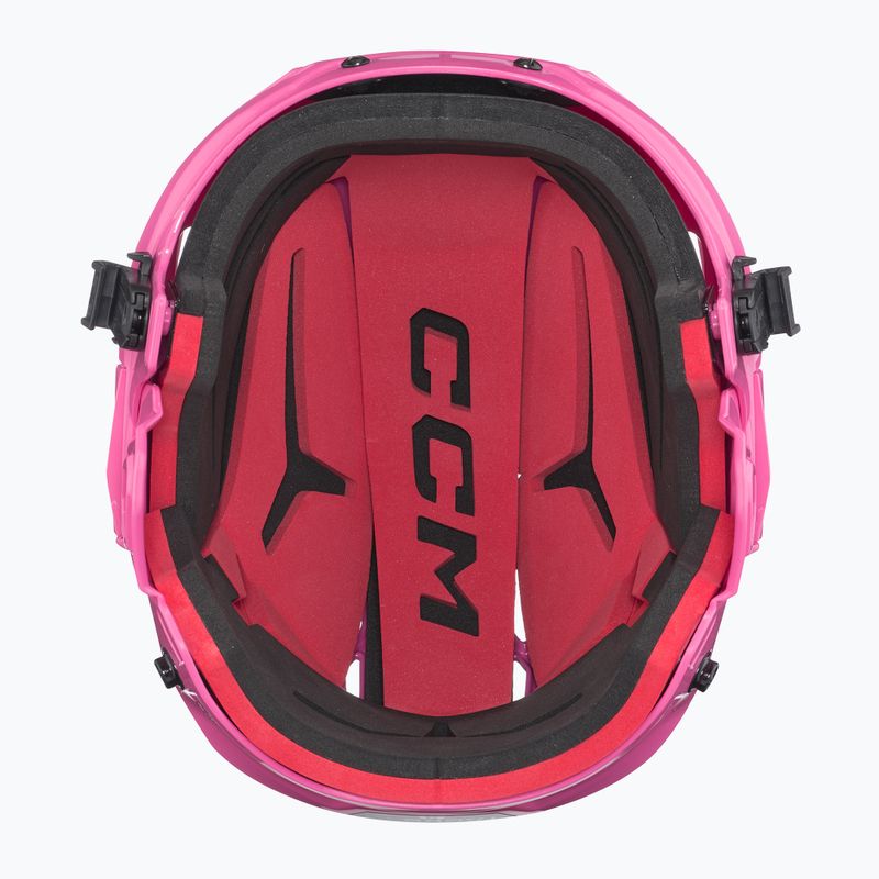 Casco da hockey per bambini CCM Tacks 70 Combo rosa 5