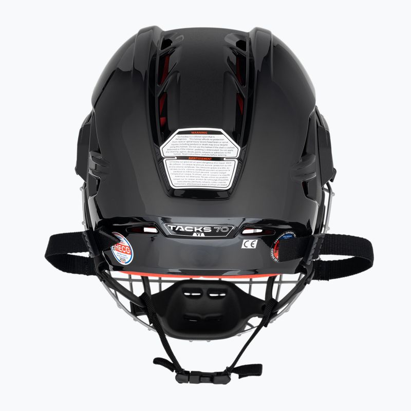 Casco da hockey per bambini CCM Tacks 70 Combo nero 3