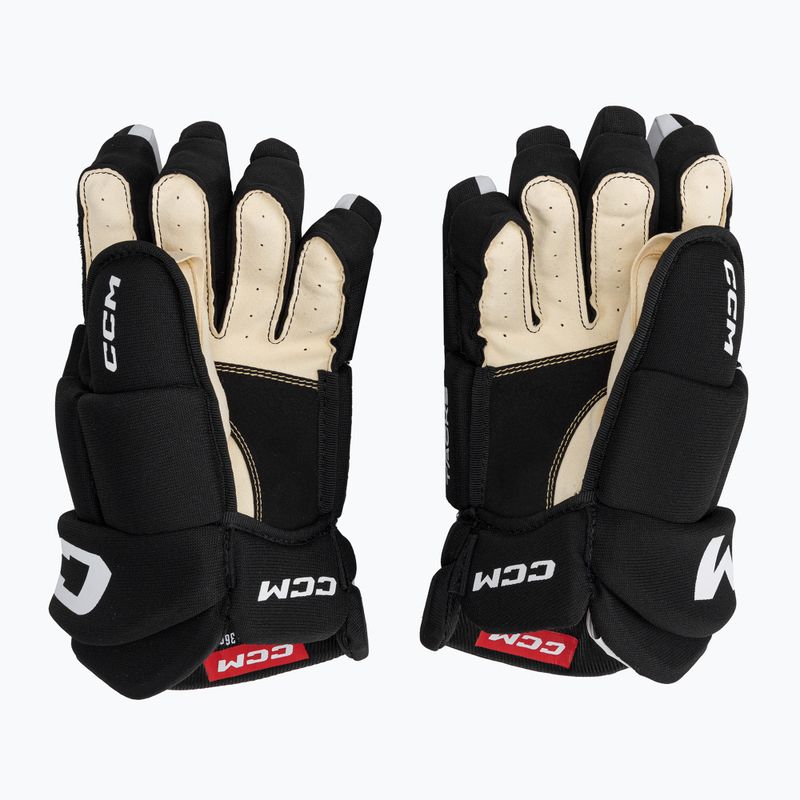 Guanti da hockey CCM Tacks AS-550 nero/bianco 2