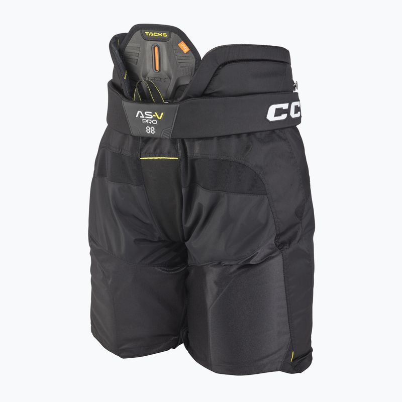 Pantaloni da hockey CCM Tacks AS-V Pro SR da uomo, nero 2