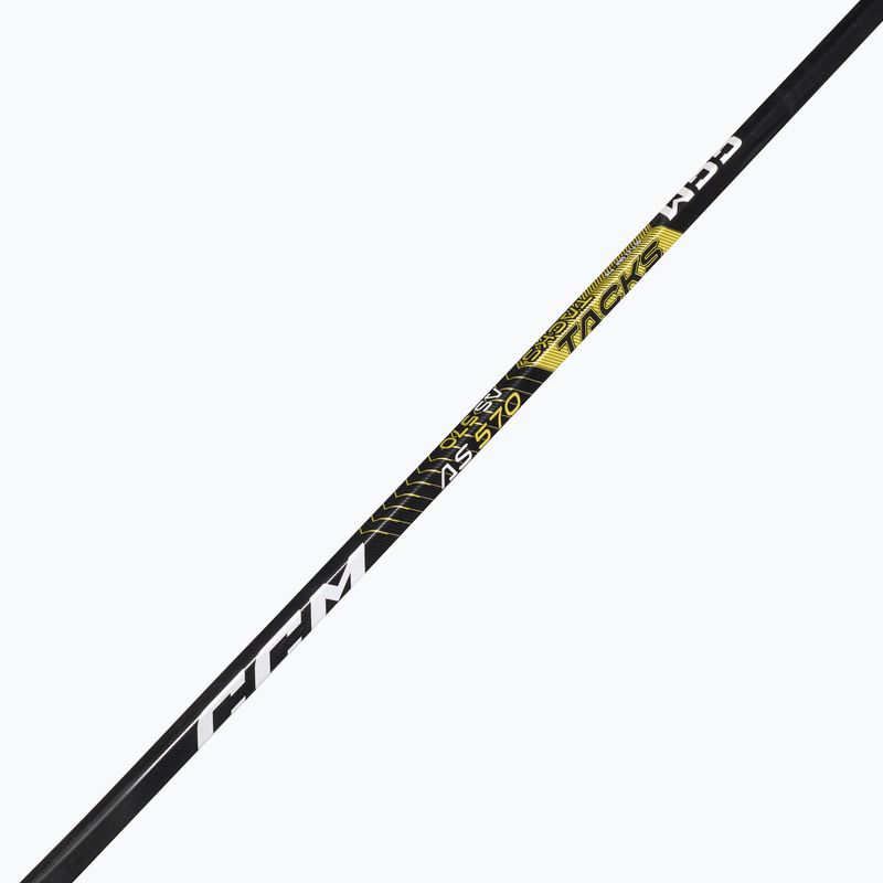 Bastone da hockey per bambini CCM Tacsk AS-570 JR nero 5