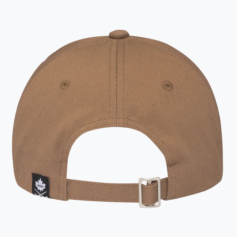 Cappello da baseball CCM All Outside Slouch marrone 2