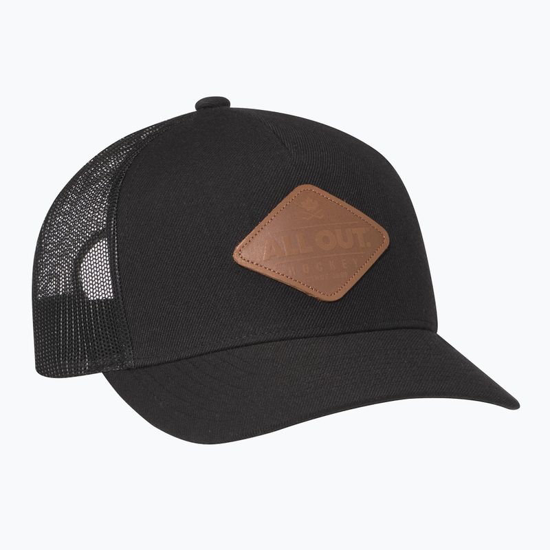 Cappello da baseball CCM Meshback Trucker nero
