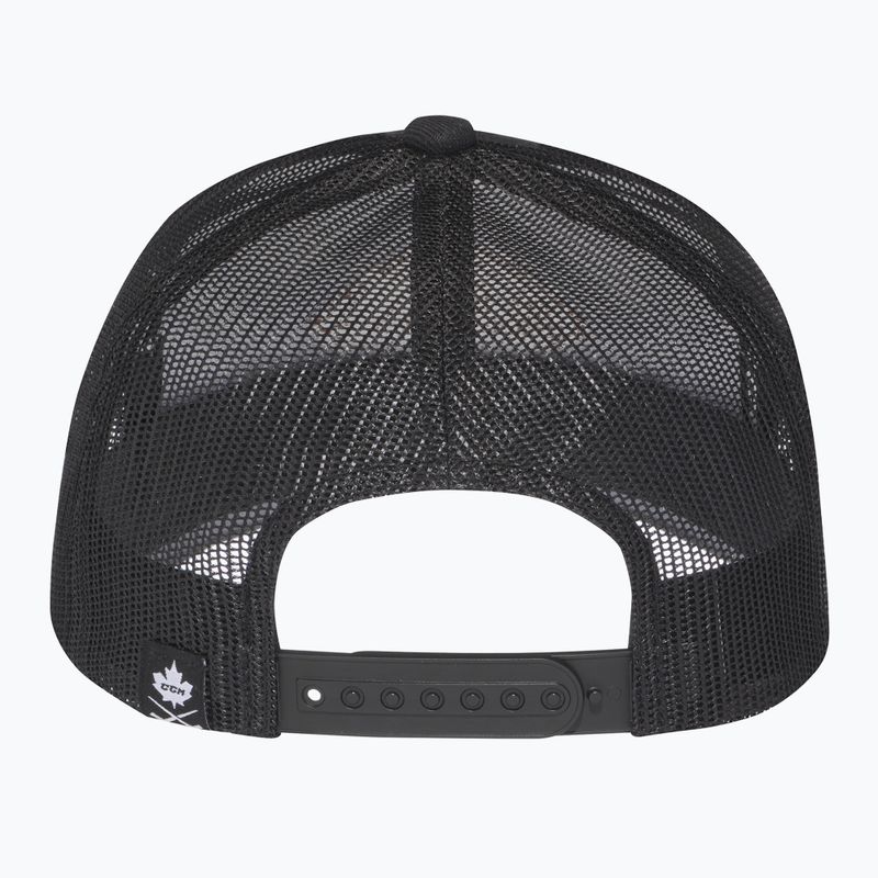 Cappello da baseball CCM Meshback Trucker nero 3