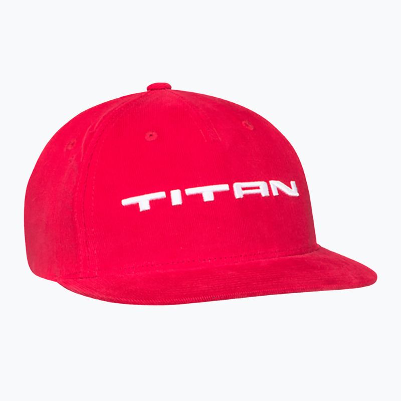 CCM Titan Flatbrim Snapback SR berretto da baseball rosso