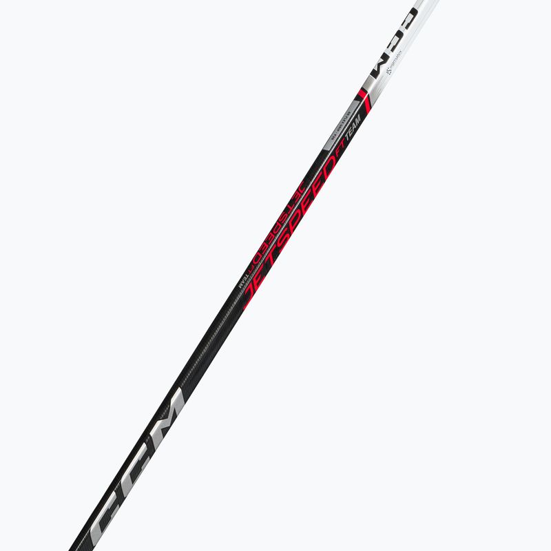Bastone da hockey CCM JetSpeed Team SR nero 5