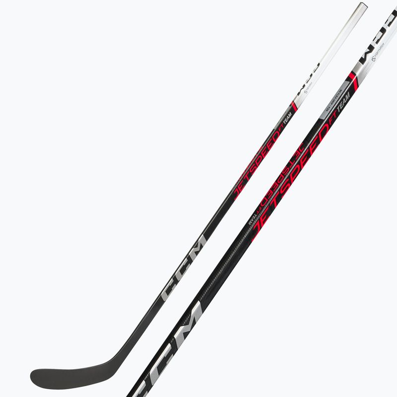 Bastone da hockey CCM JetSpeed Team SR nero 6